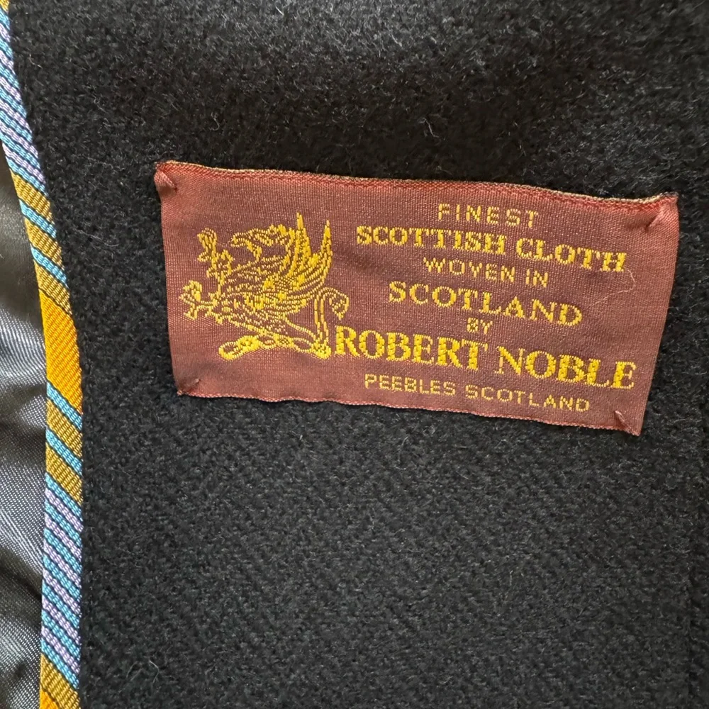 J. Crew Robert Noble Scottish Wool Belted Blazer Black Women’s Size 2 - Picture 11 of 12